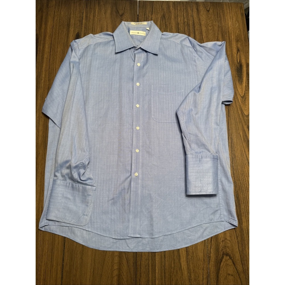 Joseph Abboud Men's Long Sleeve Dress Shirt Light Blue Sz 16.5 34-35